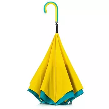 saKASA обратное складывание перевернутый перевернутый тефлоновый вода УФ революционный высокая устойчивость к ветру [CARRY CityModel] Зонт, не промокающий, зонт, зонт,