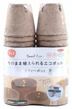 Sakata Seeds Eco Pot Jiffy Pot Round 8 см x 30 шт. по 8 см, которые можно сажать как есть