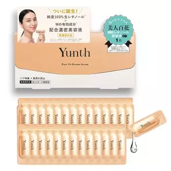 Saki Yunth Raw VA Derma Serum 28 дней Ретинол Отбеливание пор Ниацинамид Глицирризин Сырой ретинол Косметика для старения Красота Уход за лицом Морщины [Takei чистый