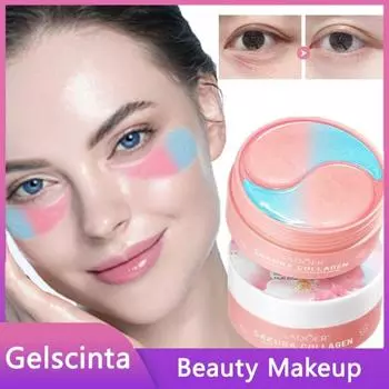 Sakura Collagen Multi-effect Питательная маска для глаз Увлажняющая маска для глаз 60pcs
