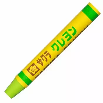 Sakura Crayon Crayons Yellow Green 10 Pieces LY Rose #27-10P