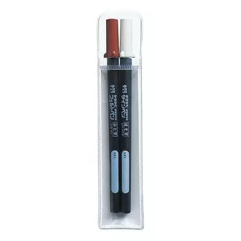 Sakura Crepas 2 pens black 10 pieces felt-tip (fine/bold) FK-2SL(10)