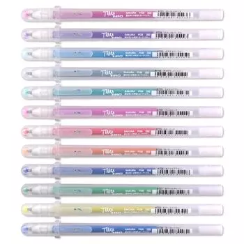 Sakura Crepas Ballpoint Pen Ball Sign Tiara 12 Colors Water-based PGB12TN-A