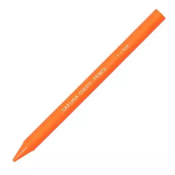 Sakura Crepas Colored Pencils Coupy Fluorescent Orange 10 Pieces JFY Rose #305-10P