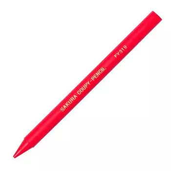 Sakura Crepas Colored Pencils Coupy Fluorescent Red 10 Pieces JFY Rose #319-10P