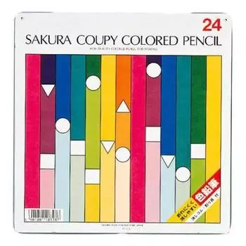 Sakura Crepas Coupy colored pencils 24 colors PFY24 (Bulk purchase) (standard) [x3]