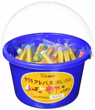 Sakura Crepas Eraser Crepas Type Bucket 96 шт. Упаковка RC80