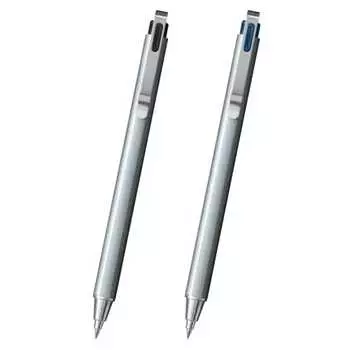 Sakura Crepas Gel Ink Ballpoint Pen Ball Sign iD Plus 2 Color Set 0.4mm Pure Black Night Black GBR354-2A