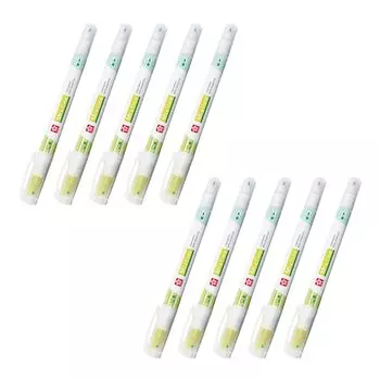 Sakura Crepas Highlighter Mixline Fluorescent Yellow 10 pieces VUK-T#303(10) флуоресцентный желтый