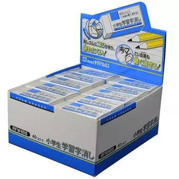 Sakura Crepas Ластик Начальная школа Обучение 60 40 штук RFW60S(40)