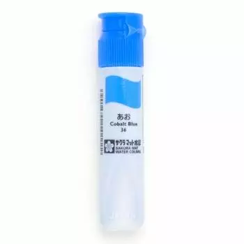 Sakura Crepas Matte Watercolor Paint 12ml Polytube Blue MWP#36 Single Color/Rose Set of 2