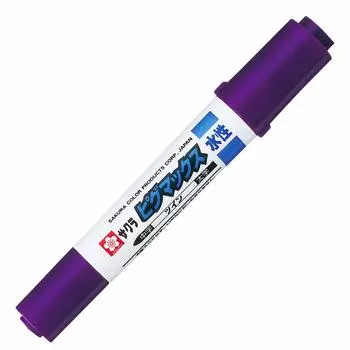 Sakura Crepas pen Pigmax Twin purple 10 pieces water-based ZPK-T10P#24