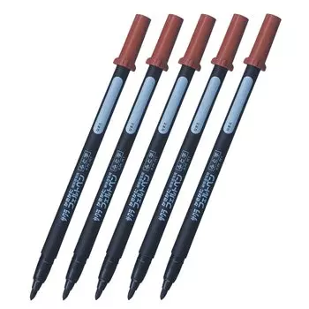 Sakura Crepas Ручка на водной основе Как писать Фломастеры Жирные черные 5 шт FK-L#49(5)