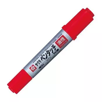 Sakura Crepas ручка ручка сенсорная двойная красная 10 шт на масляной основе PK-T#19(10)