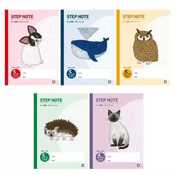 Sakura Crepas Study Book Yusuke Yonezu Design 5mm Grid 5 Book Pack N Step 5H-5PC