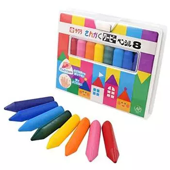 Sakura Crepas Triangular Coopie Pencil 8 Colors FYL8