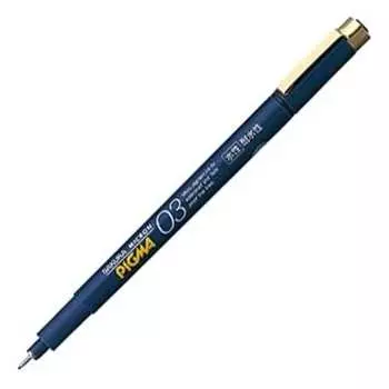 Sakura Crepas Water-based Marker Pigma 0.3mm Black ESDK03#49 Set of 3