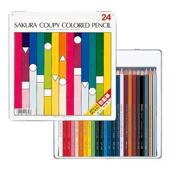 Sakura Crepus Coupy Colored Pencils 24 Colors PFY24