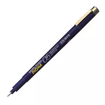 Sakura Crepus Marker Pigma Black Water-based 0.5mm ESDK05-SP#49