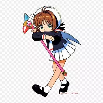 Сакура Киномото Прозрачная Сакура, термопереносные наклейки для одежды, футболка «сделай сам», нашивки для одежды, крутая термопереносная виниловая наклейка, значок, моющийся декор