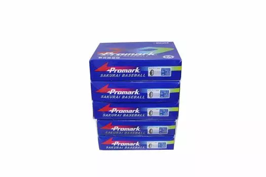SAKURAI Promark Baseball Softball Practice Ball M Size 12 Balls 5 Dozens 72mm LB-312M белый