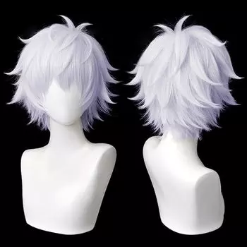 Сакуракос Дзюдзюцу Кайсен Сатору Годзё Косплей Парик