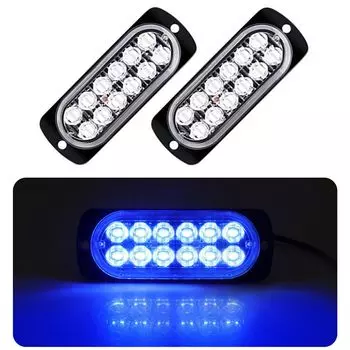 sakurawing Universal Strobe Flash LED Light Daylight Car Motorcycle Truck 24v Waterproof Explosion Custom Blue