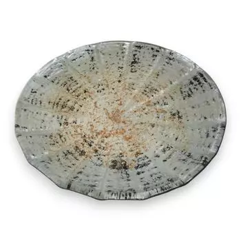 Салатная тарелка Блюдо Стеклянная тарелка Круглая тарелка Средняя Белый Золотой 18см Sairan J-kitchens белый