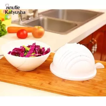 Салатница, чаша, легкая чаша для приготовления фруктов, овощей, нарезка, измельчитель, инструмент для мытья, кухонные аксессуары