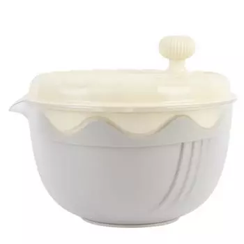 Салатница высокоэффективная многофункциональная простая в использовании овощемойка и измельчитель салата для L(for 6.5-9kg) бежевый