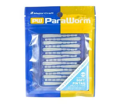 Sale Major Craft Soft Plastic Lure Paraworm 2 Inch PW-PINTAIL 038 (5521)