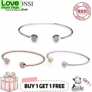 Sale Real 100 %925 Sterling Silver Pan Bracelets Snake Chain Charm Bracelet Fit Original Charms For Women Diy Jewelry 19cm