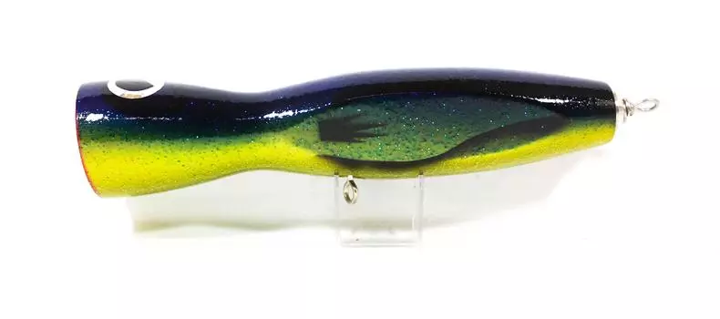 Sale Wood Popper Flatside Floating 210 mm 130 grams Wing Blue Glitter (1041