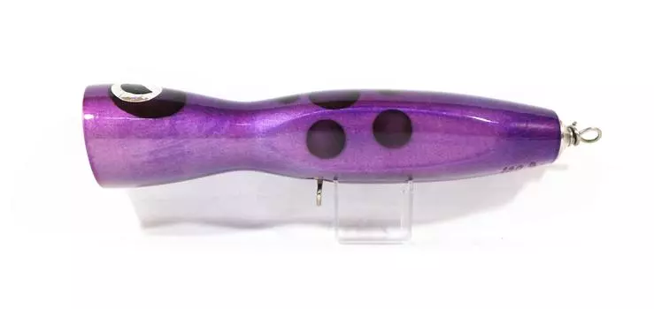 Распродажа Деревянный Поппер Плоский Плавающий 210 мм 130 грамм Пузырь Фиолетовый (1050)