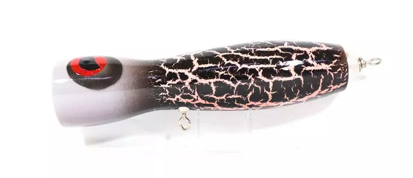 Sale Wood Popper Glowing Crack Floating 190mm 130grams Grey Head Pink (1007