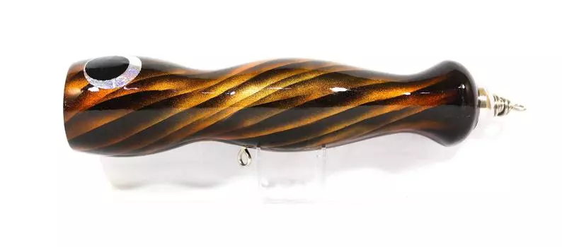 Sale Wood Popper Jelly Floating 220 mm 140 grams Stripe Bronze (1070)