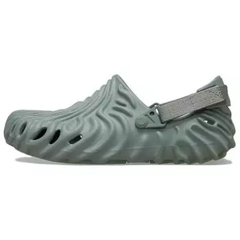 Salehe Bembury x Crocs Pollex EVA Удобные и Универсальные Дырочные Туфли Унисекс Зеленые 36-37 зелёный