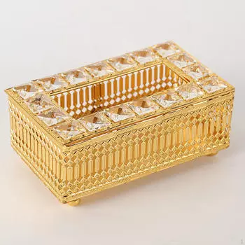 Салфетка, диспенсер, прямоугольный держатель для лица для спальни, столовой, кухни и офиса, украшение French Golden_French Golden