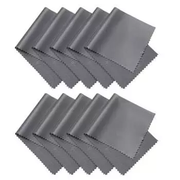 Салфетка для чистки камер K&F Concept, 10 шт., 15 см x 18 см, в индивидуальной вакуумной упаковке, набор для чистки камер, микрофибра, для мытья водой, салфетка для протирания очков, S