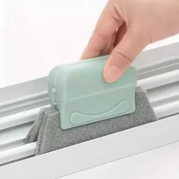 Салфетка для чистки оконных пазов, кухонная щетка для чистки окон, щетка для чистки окон, щетка для чистки оконных пазов, инструмент для очистки серый