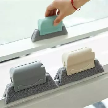 Салфетка для чистки оконных пазов, кухонная щетка для чистки окон, щетка для чистки окон, щетка для чистки оконных пазов, инструмент для очистки зелёный