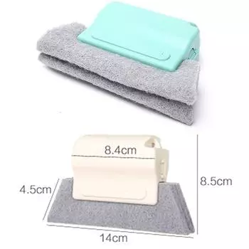 Салфетка для чистки оконных пазов Щетка для чистки окон Инструмент для чистки углов и щелей Radom color