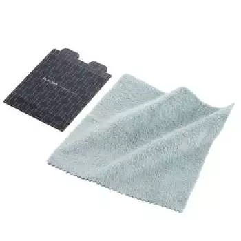 Салфетка для чистки ЖК-дисплеев ELECOM, сверхпрочная [в комплект входит футляр для переноски], моющаяся, сухого типа, 15 x 15 см, устойчива к отпечаткам пальцев, кожному салу, пыли,