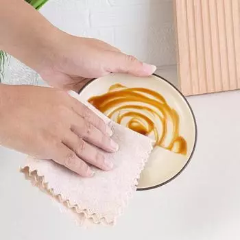 Салфетка для мытья посуды с впитывающим маслом из люфы, тряпки для протирки против жира, полотенца для уборки дома, антипригарная салфетка для протирки, губка для мытья посуды