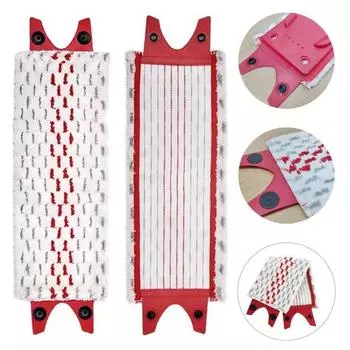 Салфетка для швабры Yousheng из микрофибры для влажной и сухой уборки Vileda Ultra Max, высокоабсорбирующая износостойкая многоцелевая салфетка из микрофибры красный