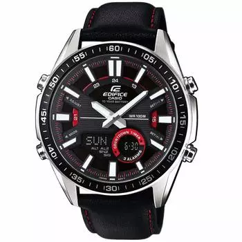 Салфетка из микрофибры для аналоговых цифровых часов-хронографов CASIO EDIFICE 13 x 13 см в комплекте [Набор товаров] [Casio] EFV-C100L-1AVDF для мужчин и [Обратный импорт]