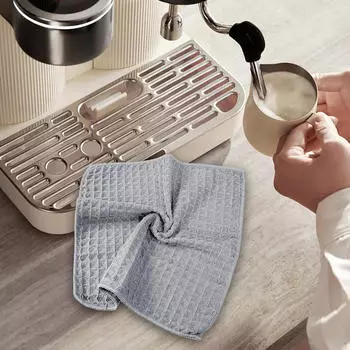 Салфетка из микрофибры для мытья автомобиля, мягкая, квадратная, для мытья посуды White 30 cm