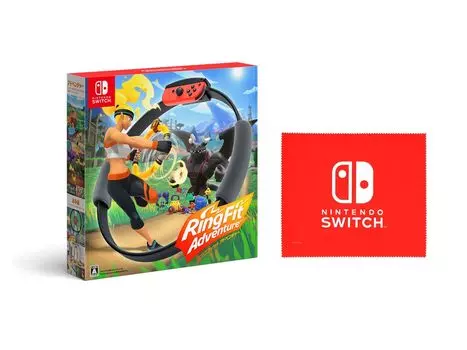 Салфетка из микрофибры Ring Fit Adventure Switch с логотипом -Switch (Нинтендо включено)