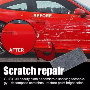 Салфетка Nano Sparkle Cloth для удаления царапин на автомобиле, многофункциональная салфетка Nano Magic Cloth для удаления царапин, удаления остатков краски на автомобиле, устранения царапин