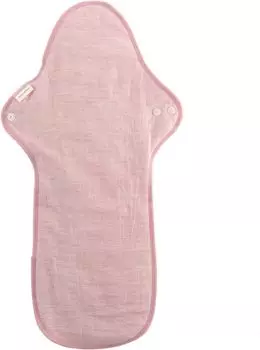 Салфетка NaturaMoon из органического хлопка, марлевая, супердлинная, розовая, 1 шт. [На ночь]